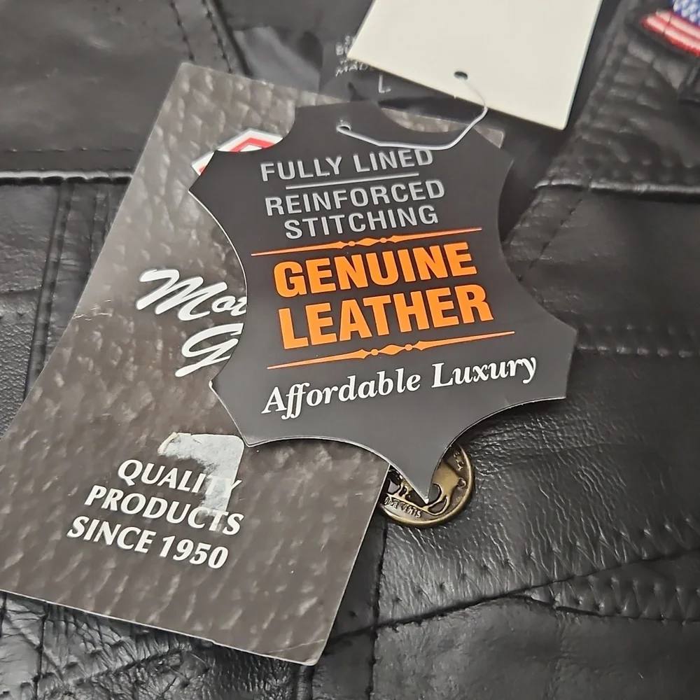 Diamond Supply Co. Black Leather Vest - Picture 5 of 16